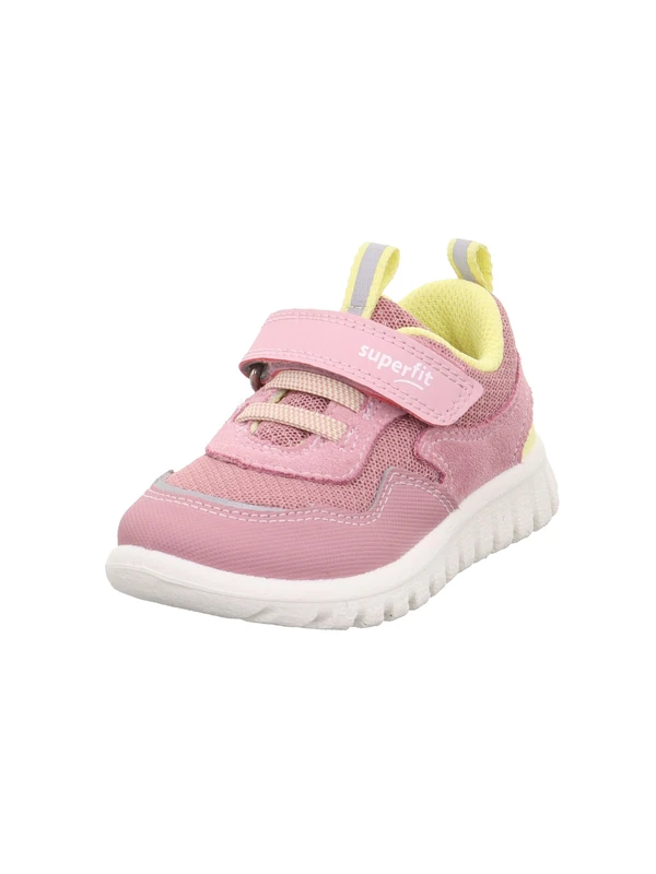 Superfit Girls' Sport7 Mini Trainers, Pink Yellow 5500, 4.5 UK Child