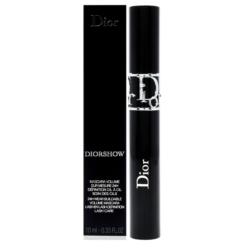 DIOR 846-91898 Diorshow Mascara 090-black 10 ml for adults, ideal for polished makeup and nail looks, 10 ml, black