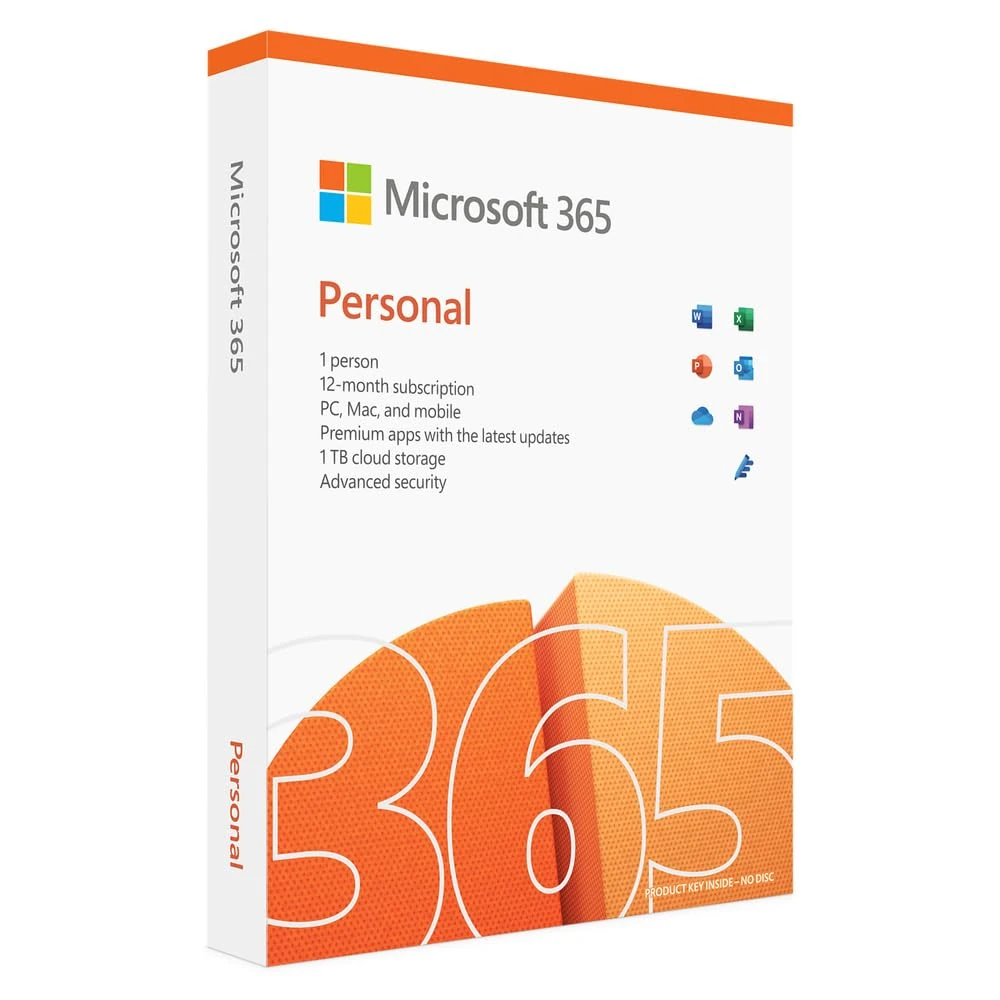 Microsoft 365 Personal | 12-Month Subscription, 1 person | Premium Office apps | 1TB OneDrive cloud storage | PC/Mac Download