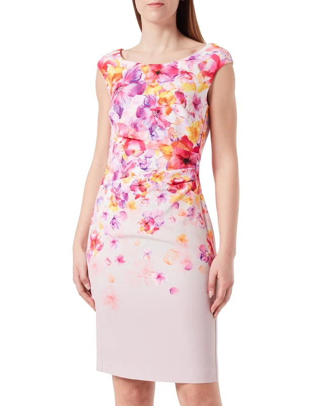 Vera Mont Vera Mont Women's 4692/4097 Dress, Rose/Cream, 5XL