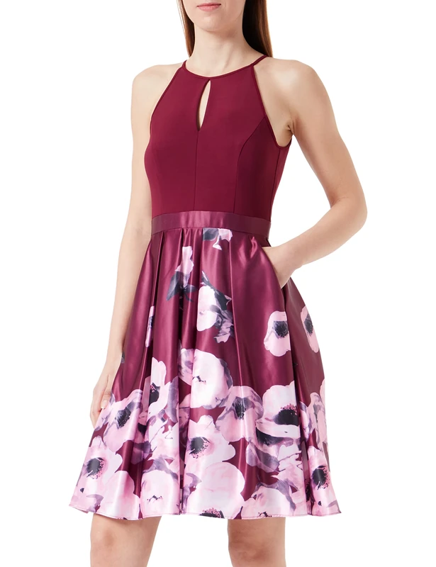 Vera Mont Vera Mont Women's 0137/4630 Dress, Red/Pink, 10