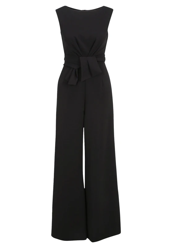 Vera Mont Women's Wide Leg Jumpsuit, black, 40