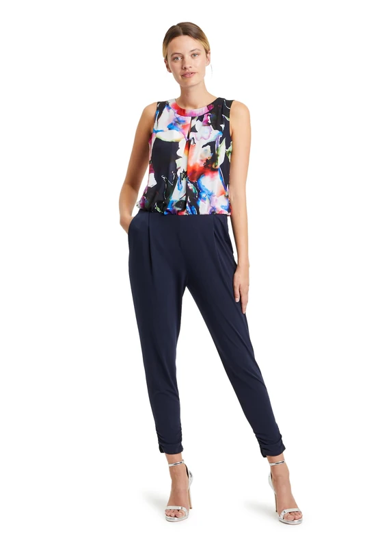 Vera Mont Women's 0230/4824 Jumpsuit, Blue, 42