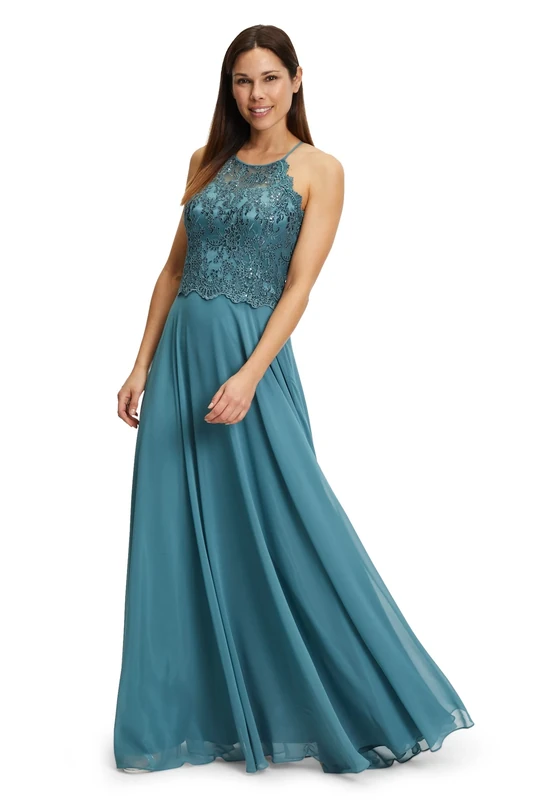 Vera Mont Vera Mont Women's 8645/4000 Dress, Smoky Teal, 16