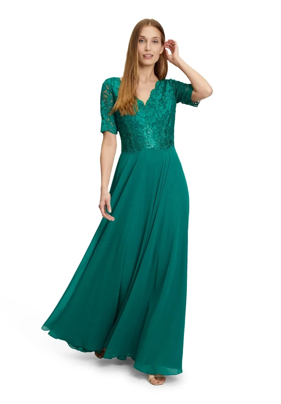 Vera Mont Women's 4642/4000 Dress, Bright Ivy, 28