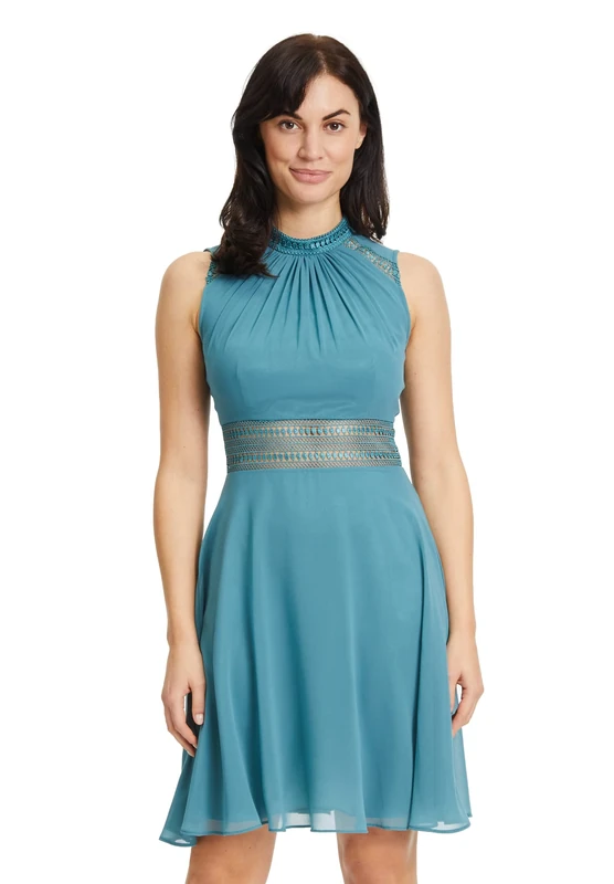 Vera Mont Vera Mont Women's 0131/4825 Dress, Smoky Teal, 14
