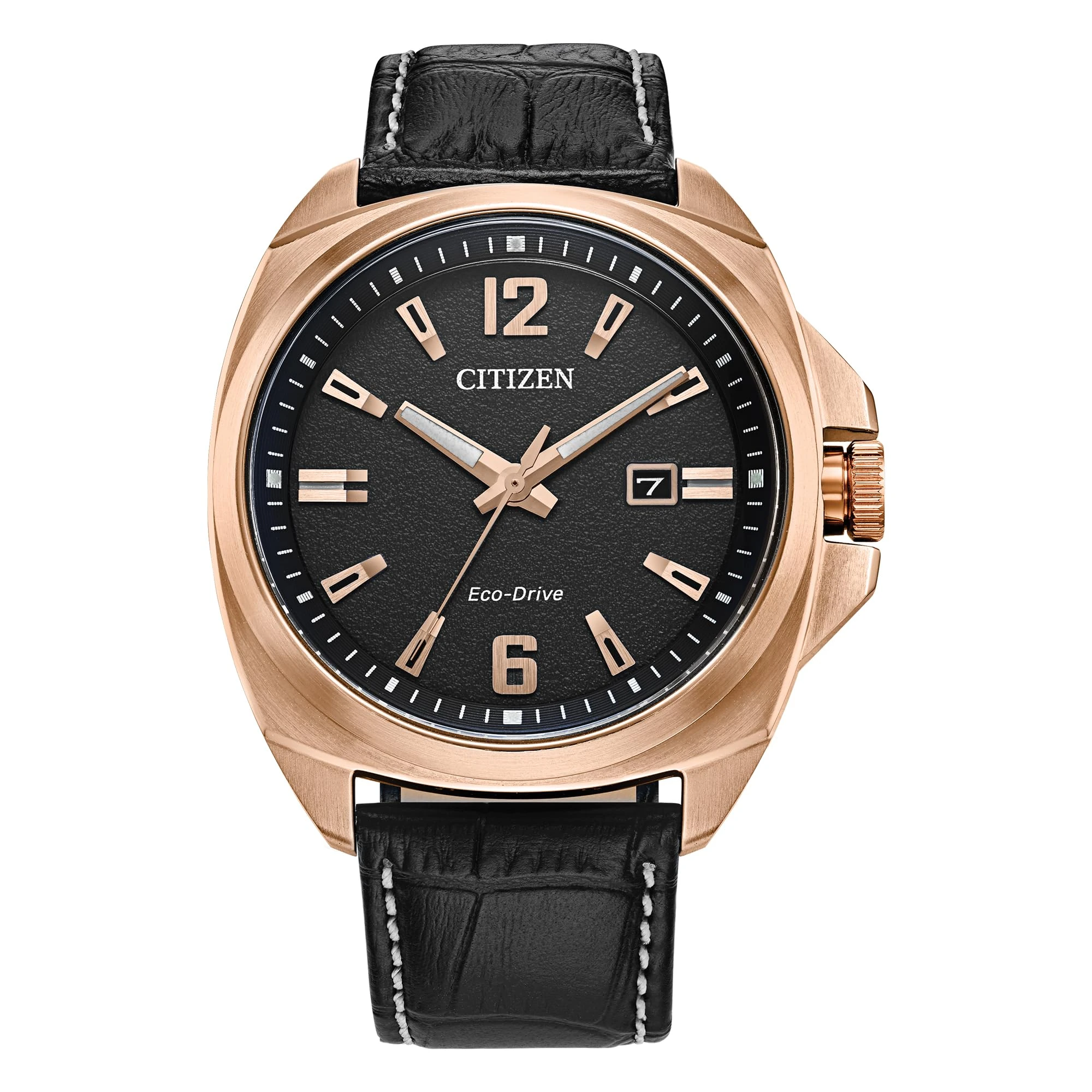 Citizen Unisex's Analog Analogue Watch with Leather Strap AW1723-02E
