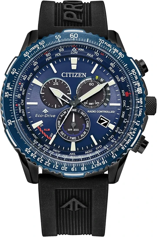 Citizen Men's Chronograph Japanese Quartz Watch with Rubber Strap CB5006-02L
