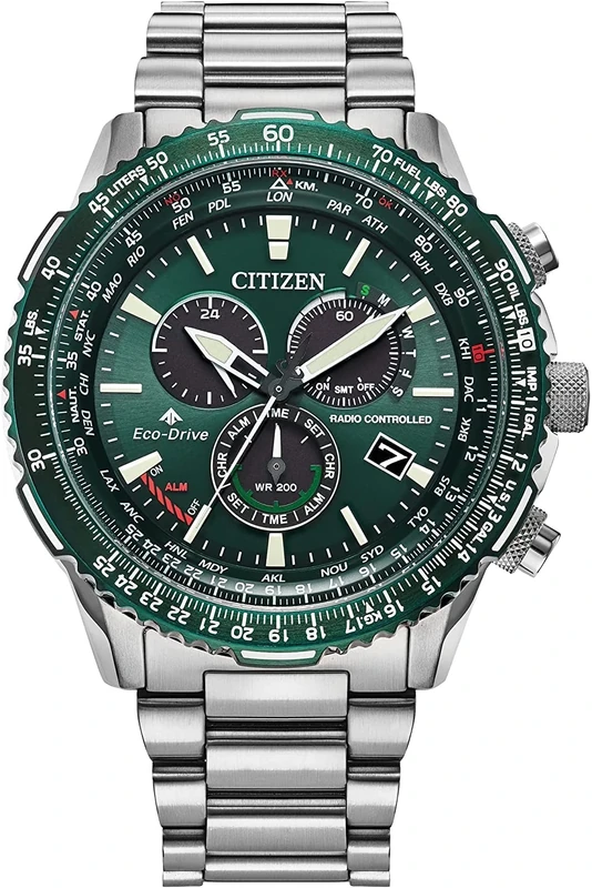 Citizen Men's Chronograph Japanese Quartz Watch with Stainless Steel Strap CB5004-59W - Image 1