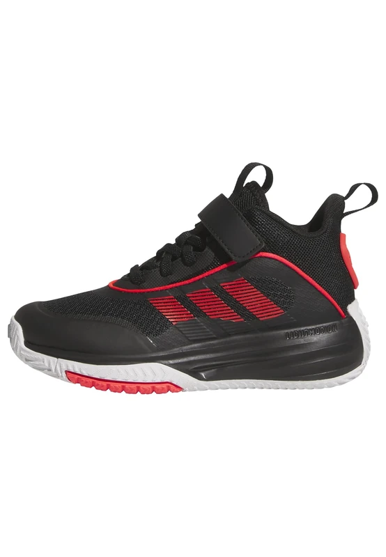 adidas Unisex Kids Ownthegame 3.0 Shoes, Core Black/Lucid Red/FTWR White, 13.5 UK Child