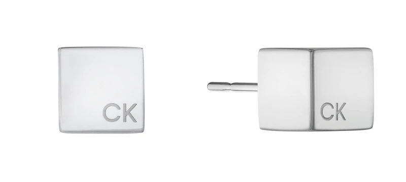 Calvin Klein Women's GEOMETRIC Collection Stud Earrings in Stainless Steel - 35000245