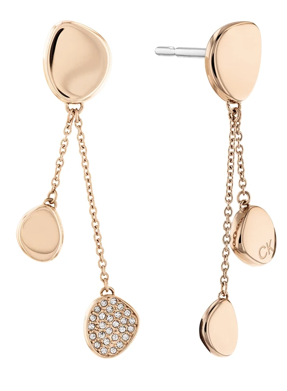 Calvin Klein Women's FASCINATE Collection Dangle & Drop Earrings Embellished with crystals - 35000213
