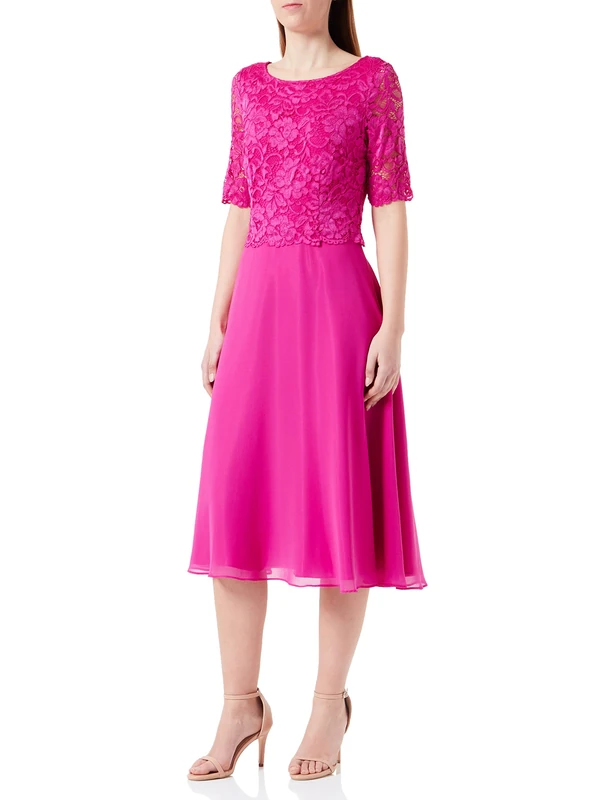 Vera Mont Women's 0113/4825 Dress, Purple Pink, 20