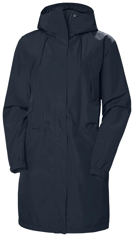 Helly Hansen Women's W T2 Raincoat Rain Coat, Navy, XS UK