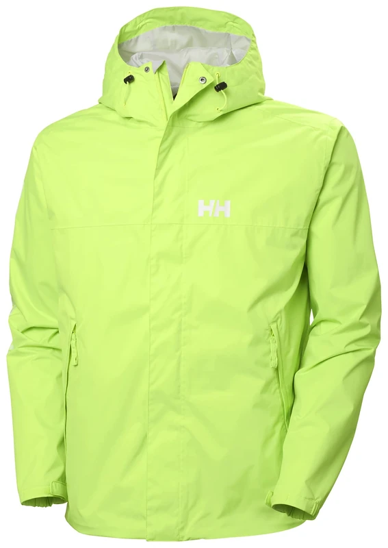 Helly Hansen Mens Ervik Rain Jacket - Sharp Green - Size M