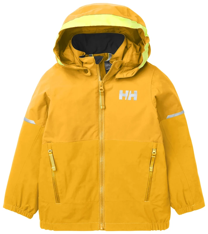 Helly Hansen K Sogn Jacket 5 Cloudberry - Waterproof Kids Raincoat