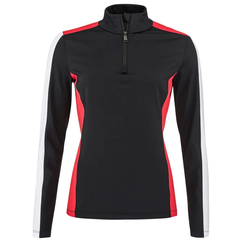 HEAD Women's Aster Midlayer Women Undershirt, Black/Red, L UK