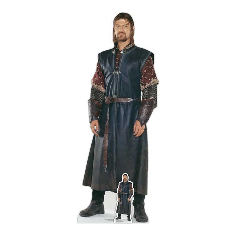 Star Cutouts SC4133 Lord of the Rings Boromir Cardboard Cutout – Sean Bean Lifesize Gondor Warrior Display for Collectors