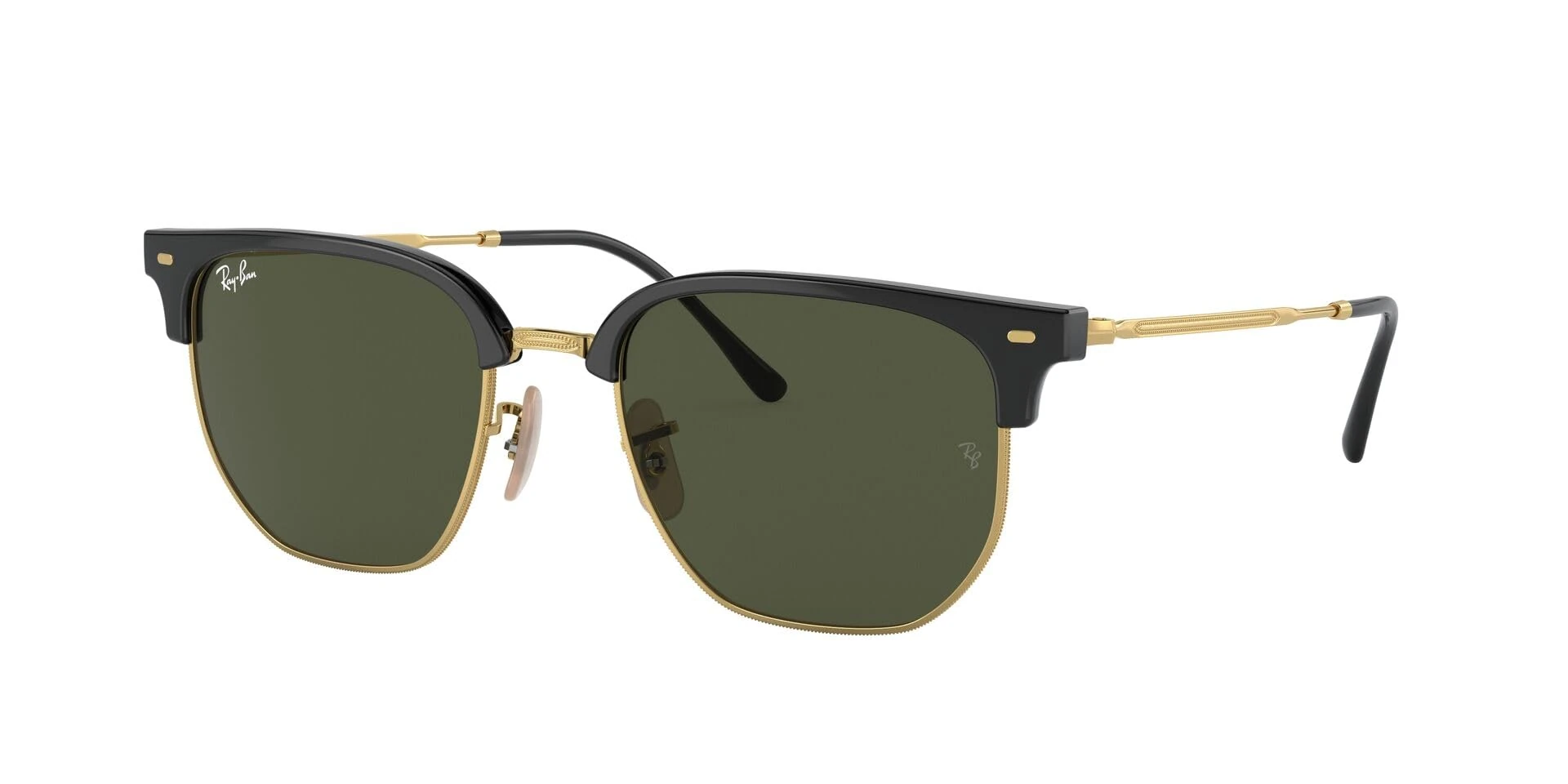 Ray-Ban 0rb4416 Sunglasses, Black/Green, 53
