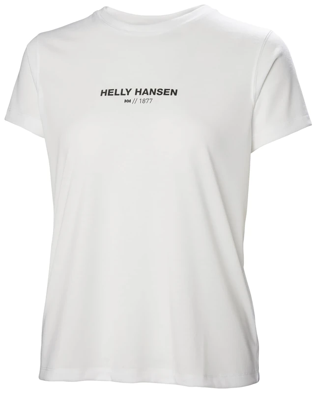 Helly Hansen Women's Allure T-Shirt - White, Size L, Moisture-Wicking
