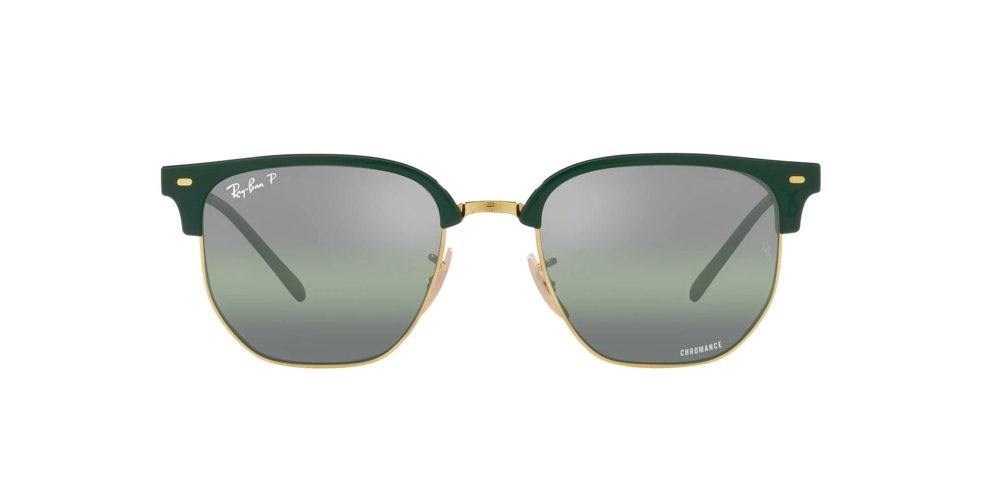Ray-Ban Unisex-Adult Glasses, Green/Green Silver, 53
