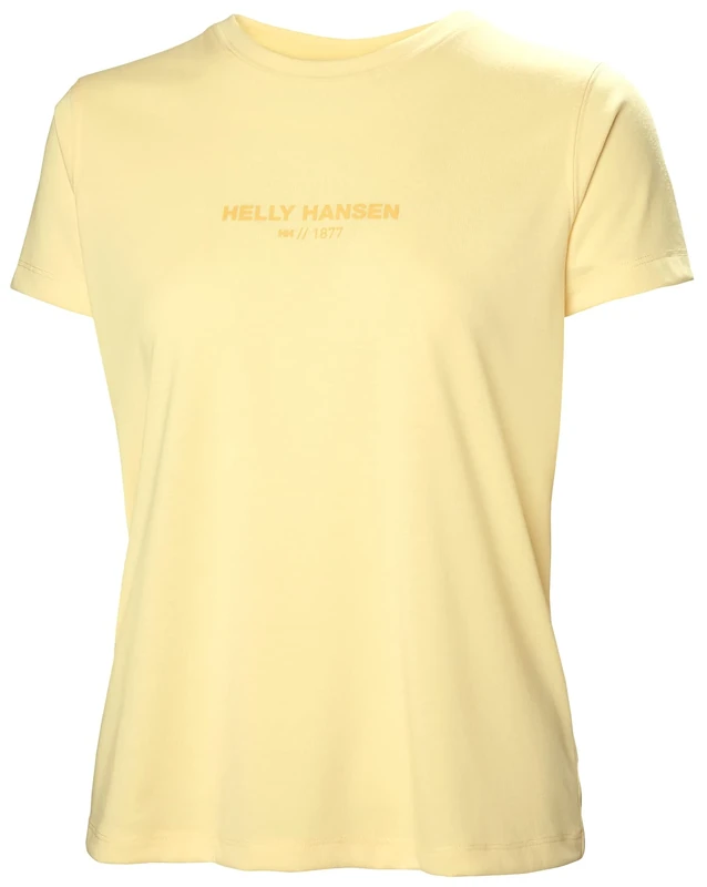 Helly Hansen Women's W Allure T-shirt, Yellow Cream, L UK