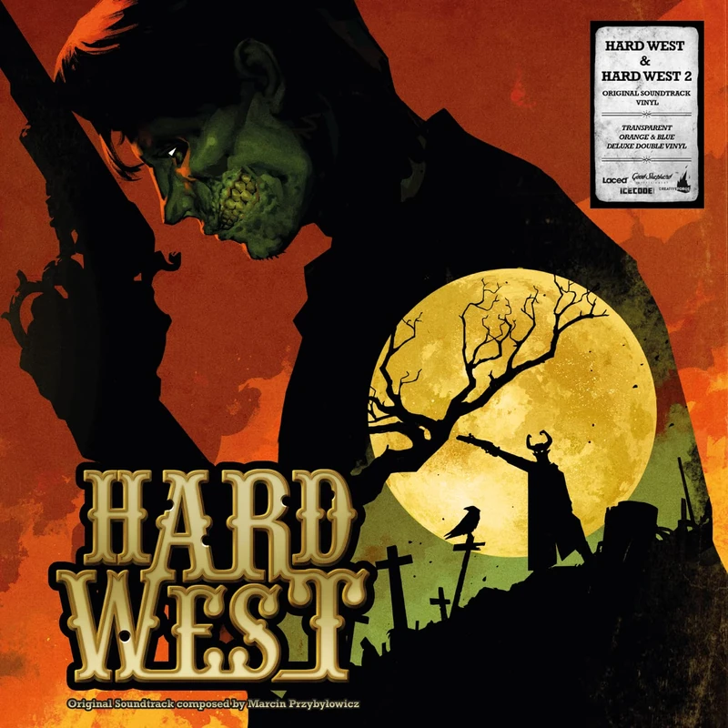 HARD WEST & HARD WEST 2 (ORIGINAL SOUNDTRACK) (ORANGE & BLUE TRANSPARENT)