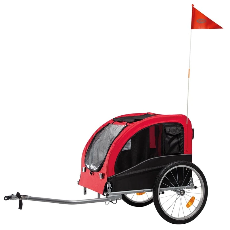 Nobby 62397 Senlima Bicycle Trailer L 75 x H 86 x L 80/145 cm up to 35 kg
