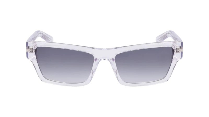 Dragon Men's Sunglasses JOSIAH - Crystal/Ll Smoke Gradient with Lumalens Smoke Gradient Lens