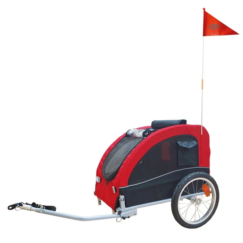 Nobby 62396 Senlima Bicycle Trailer M, W 63 x H 68 x L 75/137 cm, up to 25 kg
