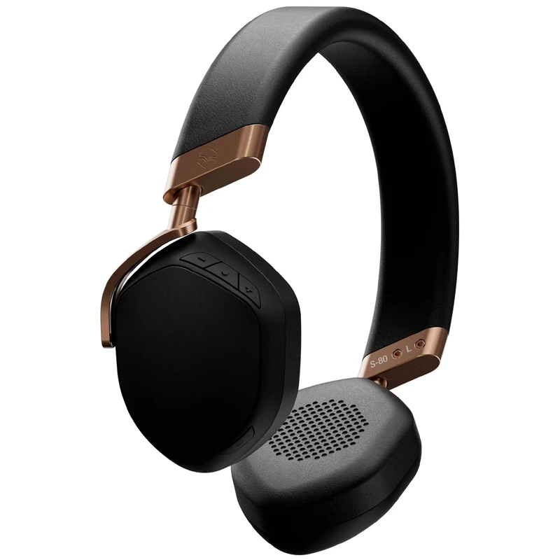 V-Moda S-80 ALL-WIRELESS HEADPHONES AND PERSONAL SPEAKER SYSTEM. Sharp and Stylish Design. Punchy Sound, Tuned for Electronic Music. Mobile Editor App. Rose Gold.