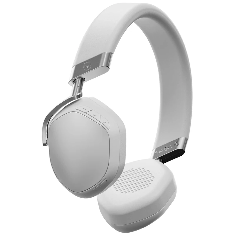 V-Moda S-80 ALL-WIRELESS HEADPHONES AND PERSONAL SPEAKER SYSTEM. Sharp and Stylish Design. Punchy Sound, Tuned for Electronic Music. Mobile Editor App. White.