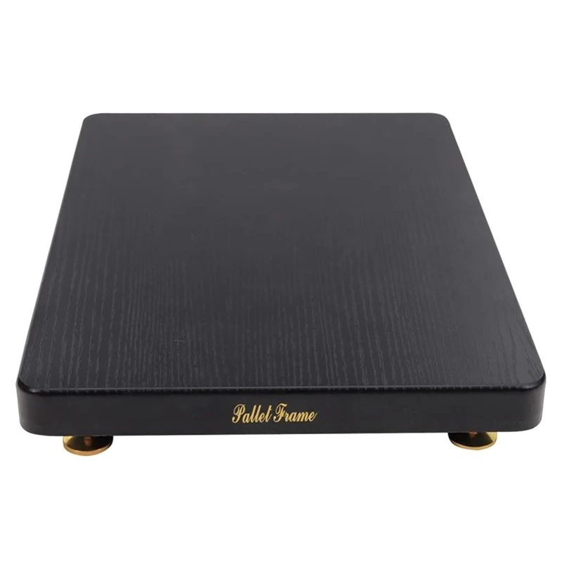 Audio Amp Stand Monitor Noise Isolation Pads Speaker Isolation Feet Subwoofer Audio Isolation Platform With Fixed Copper Nails For Standard Speaker (Color : Black, Size : 40x45cm)