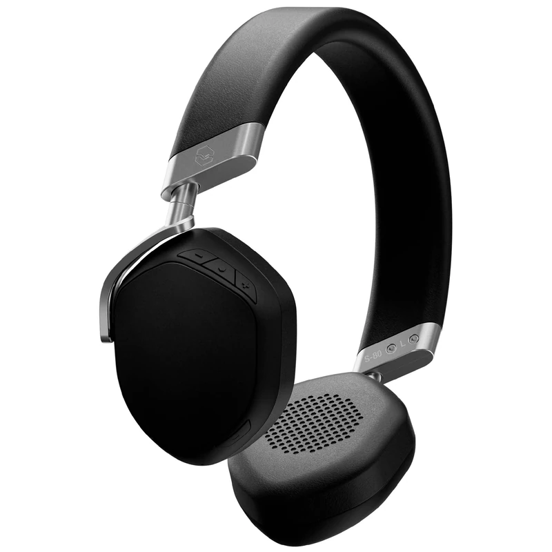 V-Moda S-80 ALL-WIRELESS HEADPHONES AND PERSONAL SPEAKER SYSTEM. Sharp and Stylish Design. Punchy Sound, Tuned for Electronic Music. Mobile Editor App. Black. - Image 1