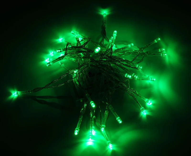 Karlling Battery Operated Green 40 LED Fairy Light String Wedding Party Xmas Christmas Decorations(Green,10 Pack)