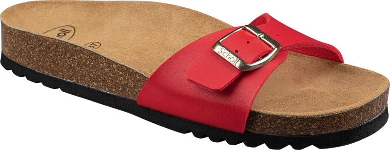 Scholl Women's Estelle sandals, red, 7 UK