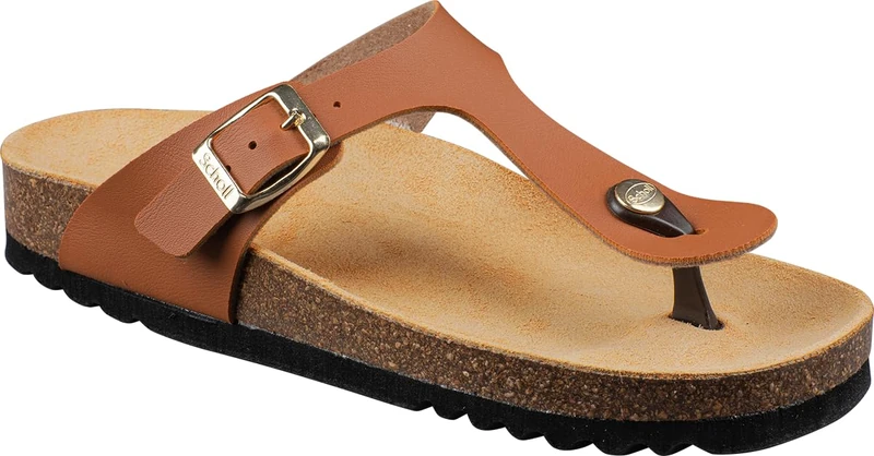 Scholl Women's Nicole Sandal, Camel, 4 UK
