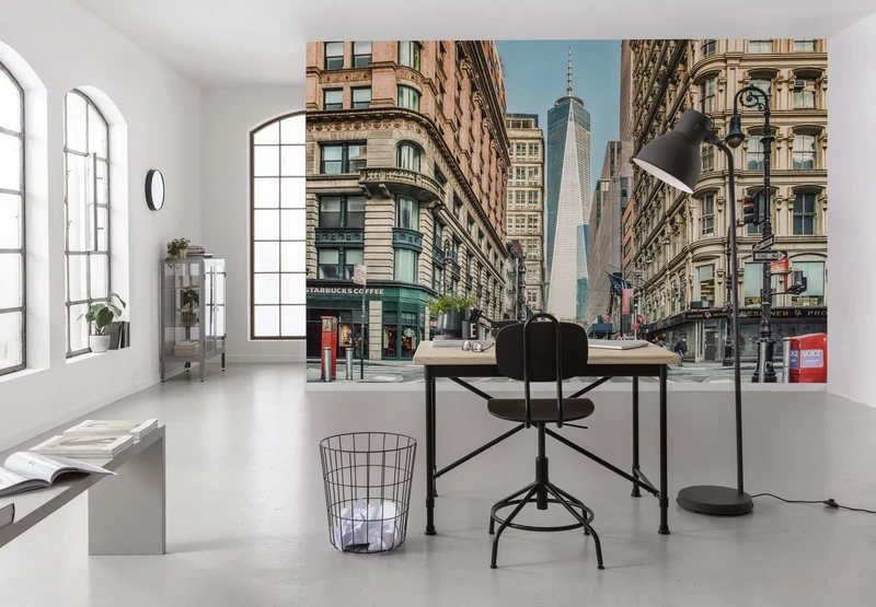 Komar Non-Woven Photo Wallpaper Downtown Size 368 x 248 cm 4 Parts Including Paste