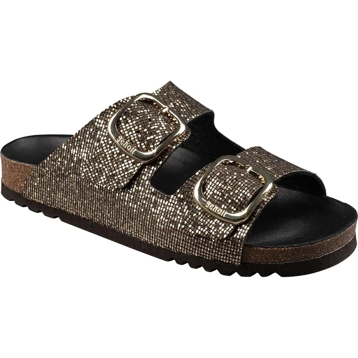 Scholl Noelle, Women's Sandal, Gold, 38 EU, gold, 6 UK