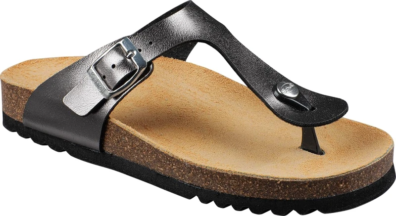 Scholl Women's Nicole Sandal, Charcoal, 3 UK