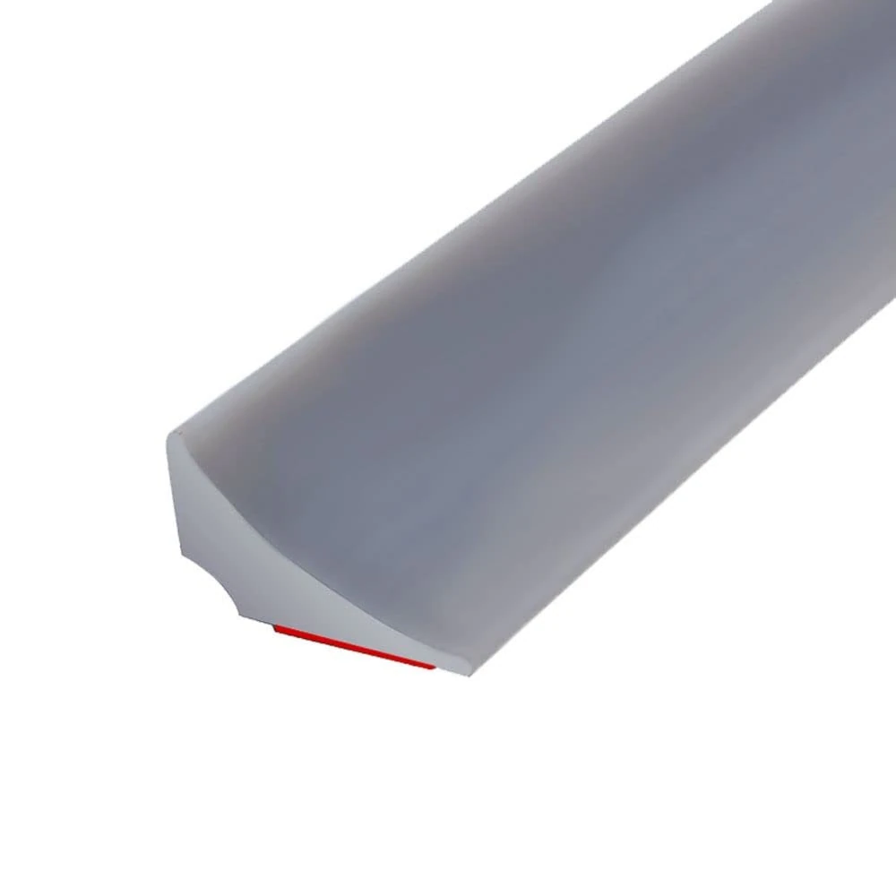 1M Grey Silicone Shower Threshold Water Barrier,Wet Room Floor Barrier,Shower Tray Sealing Strip,Bathroom Bath Edging Sealing Strip Trim,Caulk Strip,Water Retaining Dam for Sink,Bathtub,2.5cm