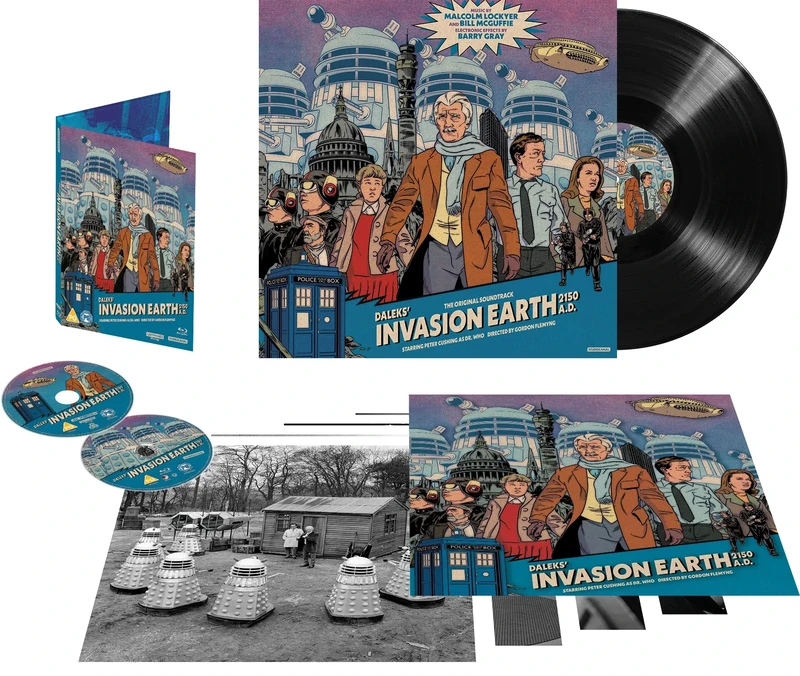 Daleks' Invasion Earth: 2150 A.D. Vinyl Collector's Set [Blu-ray] [Region A]