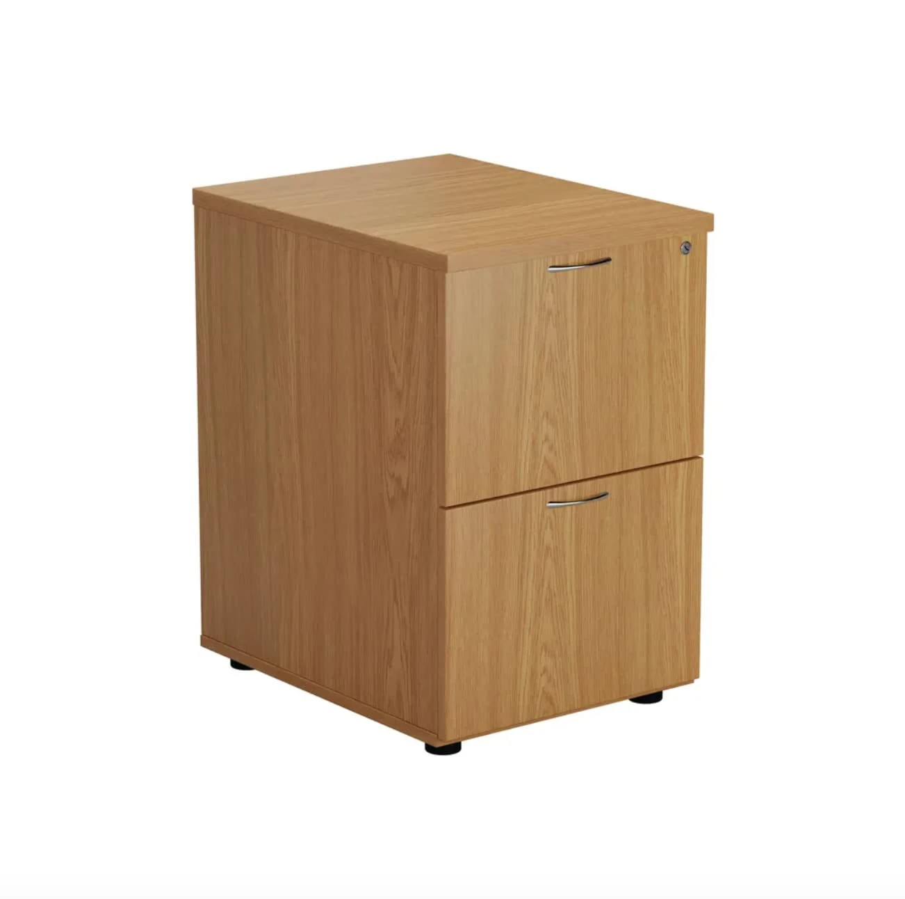 Jemini 2 Drawer Filing Cabinet 464x600x710mm Nova Oak KF79856