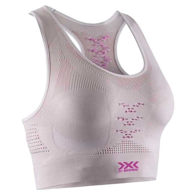 X-Bionic Womens Energizer 4.0 Sports Bra, Magnolia Purple/Fuchsia, XL EU