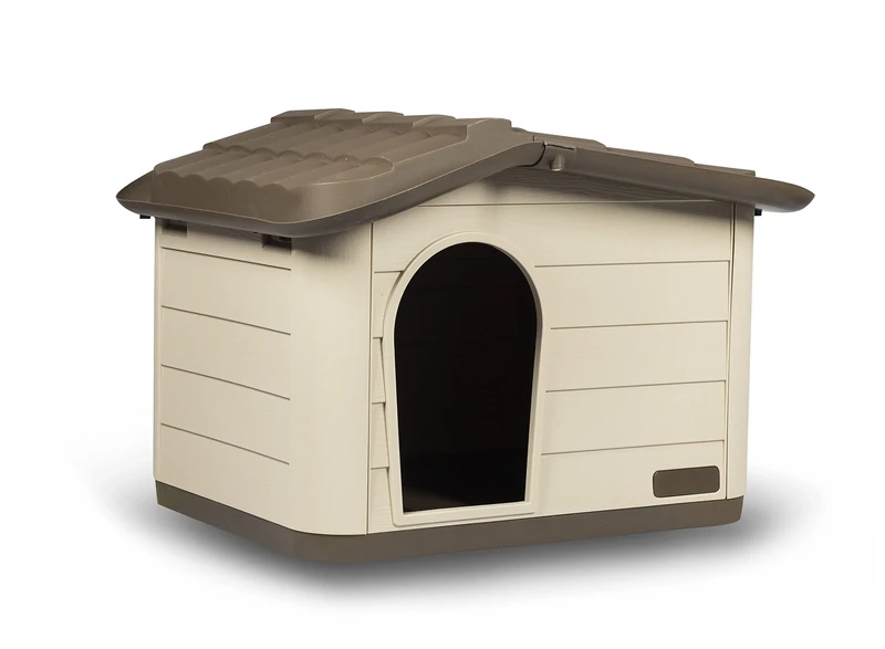 Rosewood Outdoor Cat, Dog and Rabbit House, Pet Kennel and Shelter - Brown