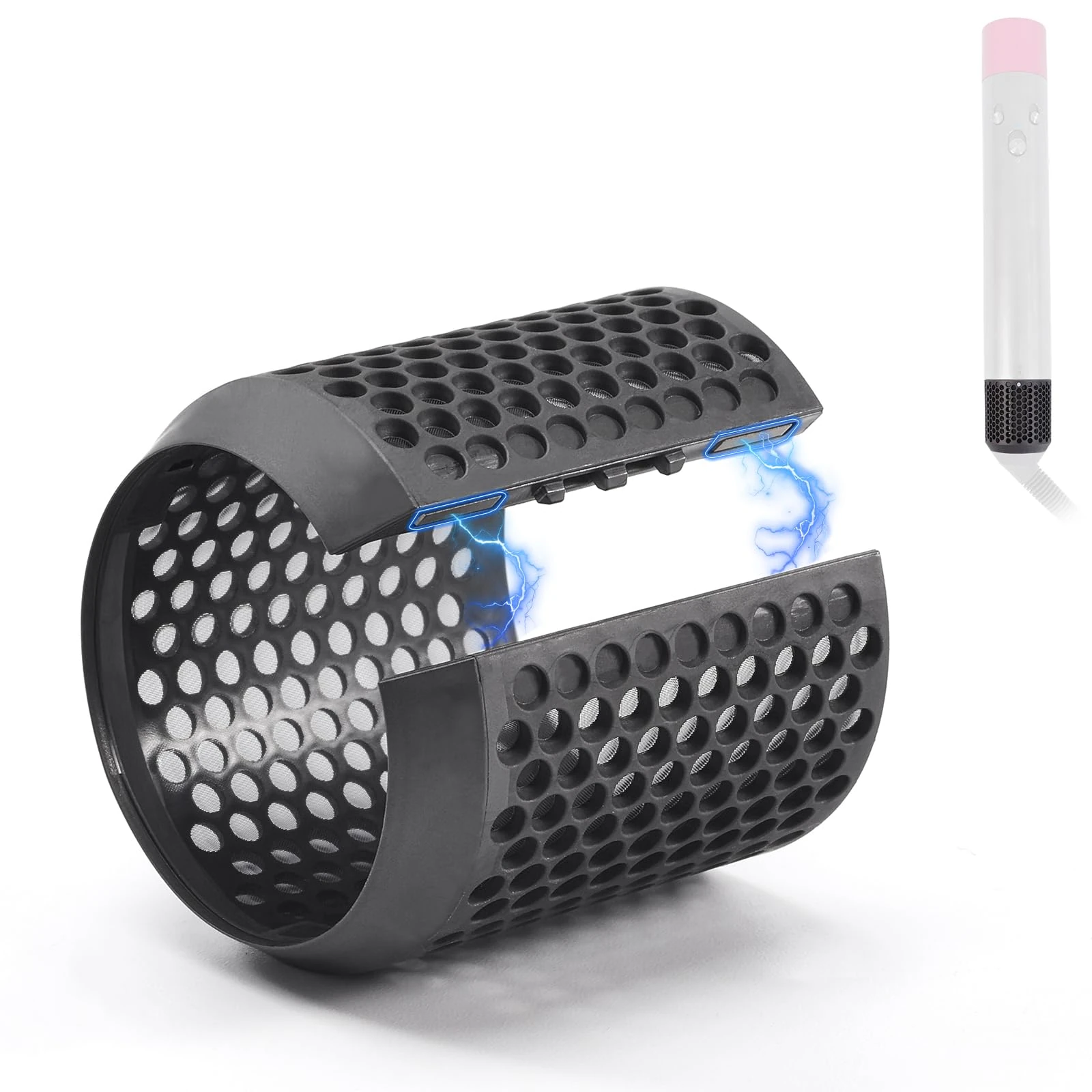 Outer Filter Replacement for Dyson Airwrap Hair Styler HS01 HS05 Models, Magnetic Filter Cage Curling Iron Mesh Replacement Parts