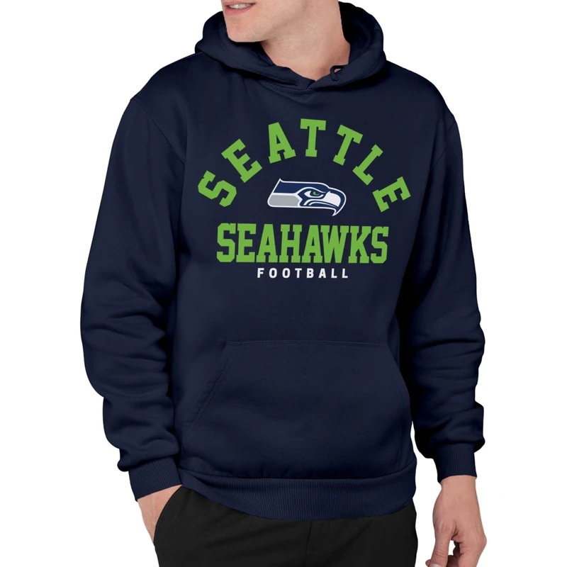 Junk Food Clothing x NFL - Classic Team Logo - Unisex Adult Pullover Hoodie - Officially Licensed NFL Apparel - Image 1