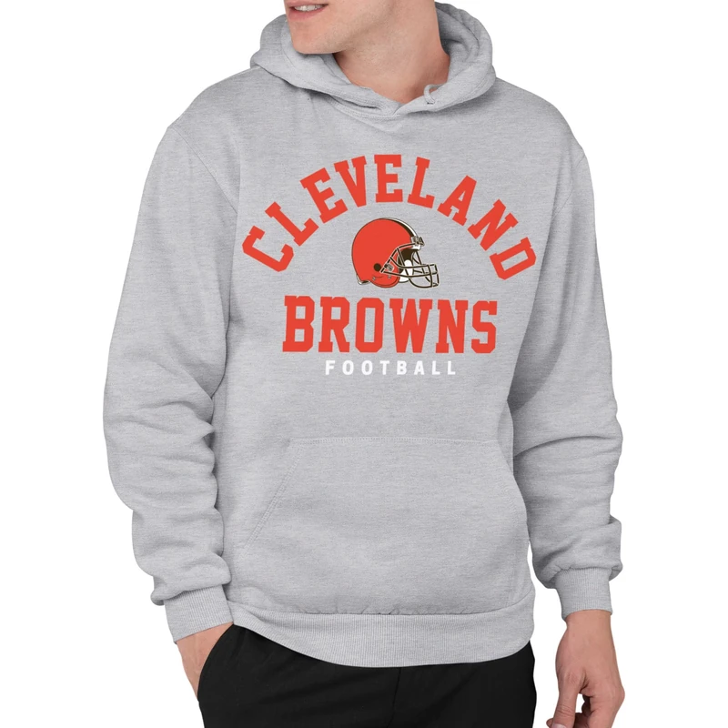 Junk Food Clothing x NFL - Classic Team Logo - Adult Unisex Pullover Fleece Hooded Sweatshirt for Men and Women - Image 1