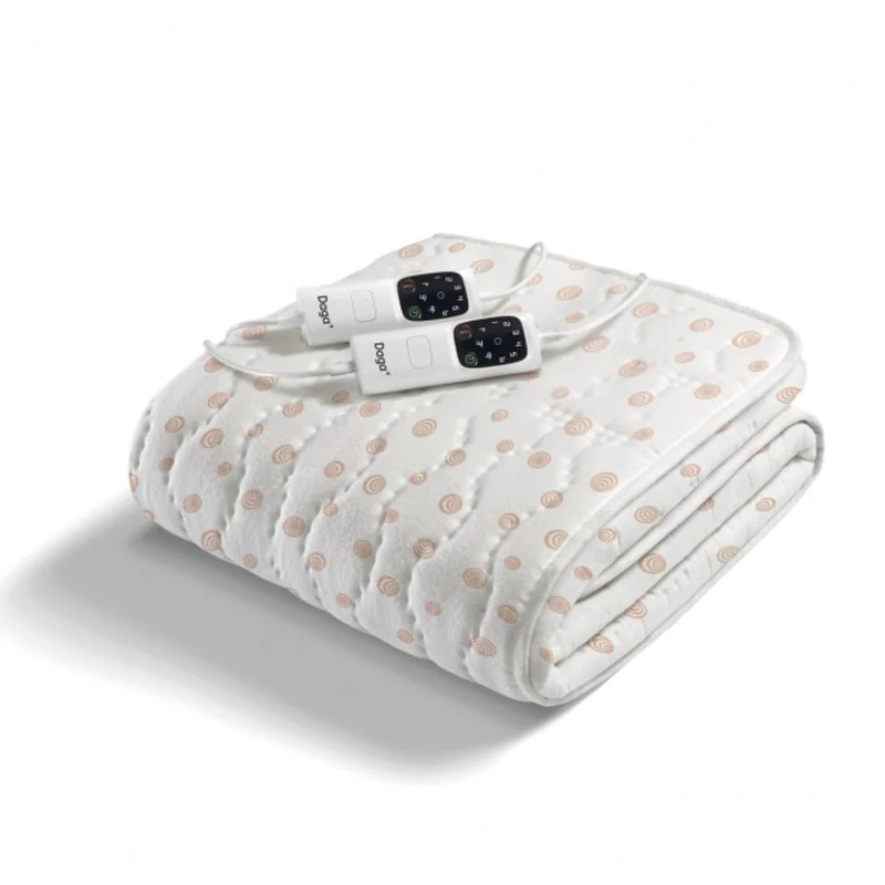 Daga Warm Sleep Cotton Bed Warmer, Intellisense Technology, Italian Cotton, Multi-Timer, 6 Temperature Levels, 150 x 160 cm