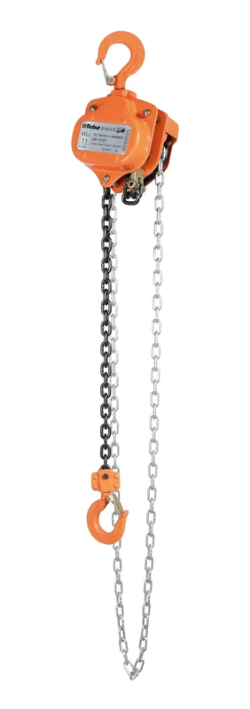 Beta 8143 WLL t 0.5 - Manual Chain Hoist with Sturdy Hook, Lifting Height 3M and Load Capacity 500 kg, Single Chain 8.5 kg